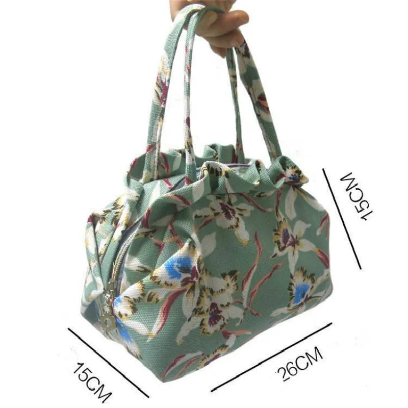 Canvas Mini Messenger Bag for Women Casual Mother Phone Shoulder Bags