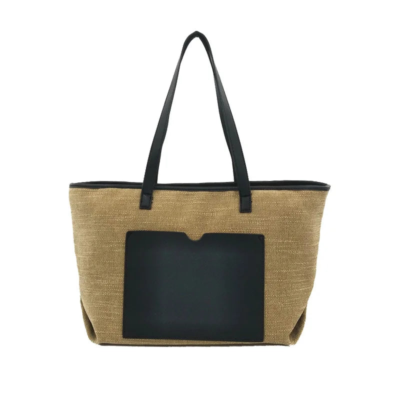 Canvas Large Capacity Tote Bag