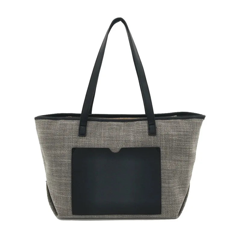 Canvas Large Capacity Tote Bag
