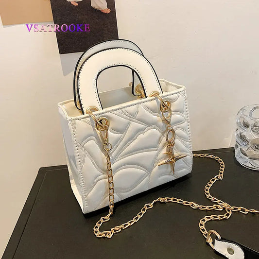 Women Mini Crossbody Bag Chain Shoulder Handbag