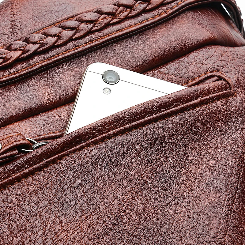 Large Lady Bag Soft Leather Shoulder Bag