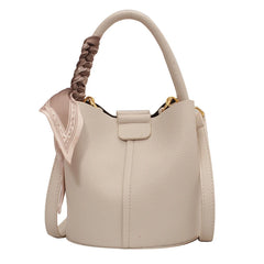 Women's Pu Leather Bucket Bag Set - Crossbody Shoulder Purses