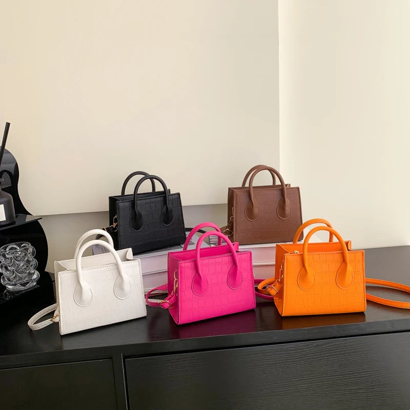 Leather Small Size Clutches Crossbody Shoulder Bag