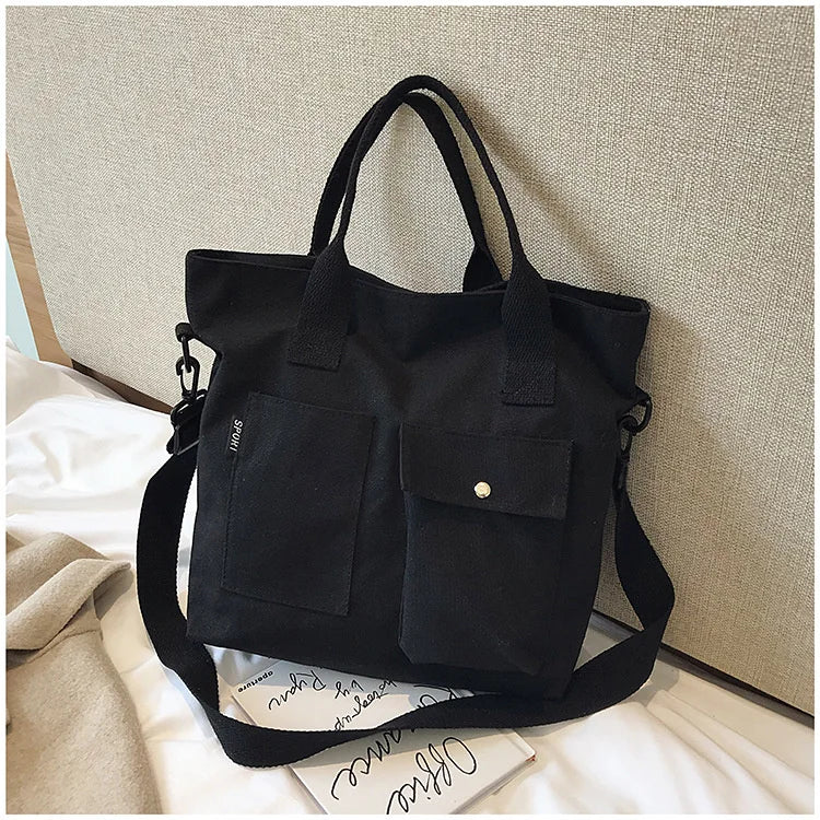 Canvas Women's Tote Bag Shoulder Oblique Bag