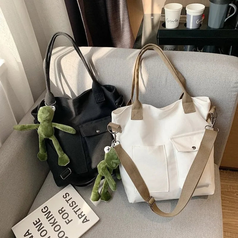 Canvas Women's Tote Bag Shoulder Oblique Bag