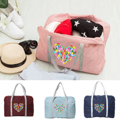 Love Print Zipper Travel Organizer Bag for Women
