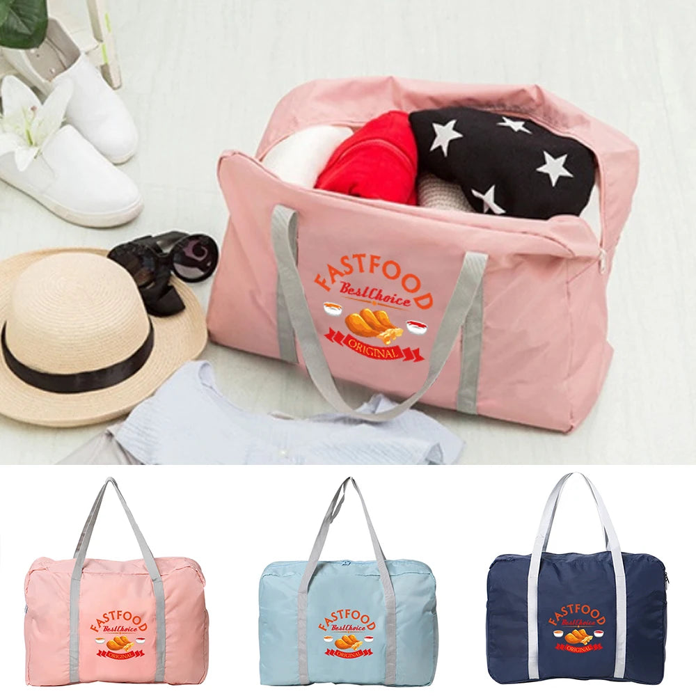 Food Print Series Travel Bag Organizer with Zipper