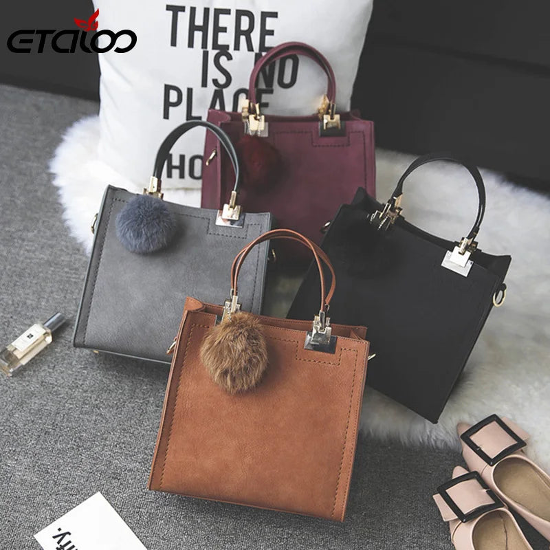 High-grade Leather Messenger Bag for Women