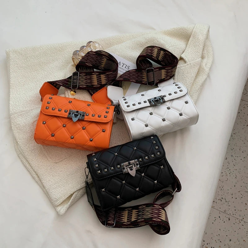 Summer High Shoulder Messenger Bag Small Square Bags