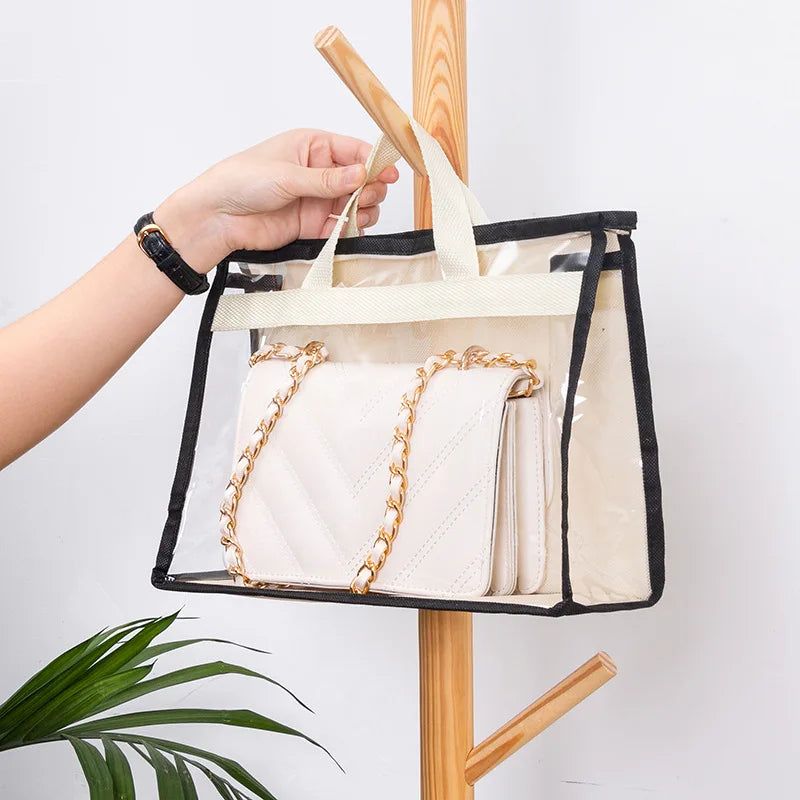 Handbags Organizer Storage Bag Case Purse Protector Holder PVC Bag