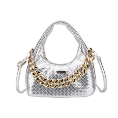 Thick Chain Shoulder Bags Texture High Messenger Bag PU Leather Tote Bag