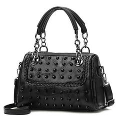 Riveted Tote Handbag Women Clutch Bag