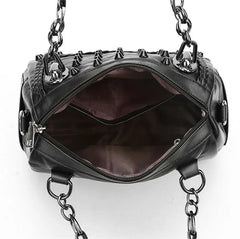 Riveted Tote Handbag Women Clutch Bag