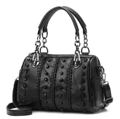 Riveted Tote Handbag Women Clutch Bag