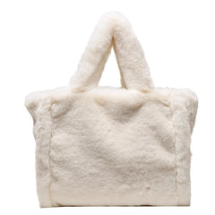 Plush Outdoor Shoulder Bag Soft Totes for Women