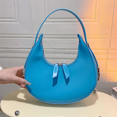 PU Armpit Bag Tote Shoulder Bag Dumpling Bag Handle Bag for Women