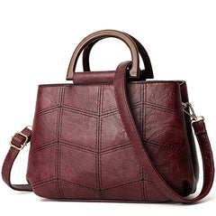 Women Leather Bags Set PU Handbag