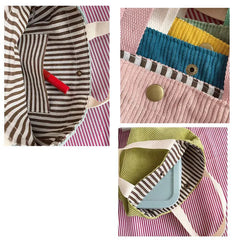 Canvas Tote Bag Lunch Bag Food Portable Small Lunchbox Bag