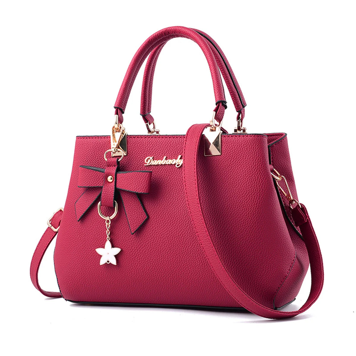 Imitation Brands PU Leather Tote Bags High-capacity Shopper Travel Purses