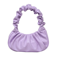 French Cloud Pleated Shoulder Bag Armpit Clutch