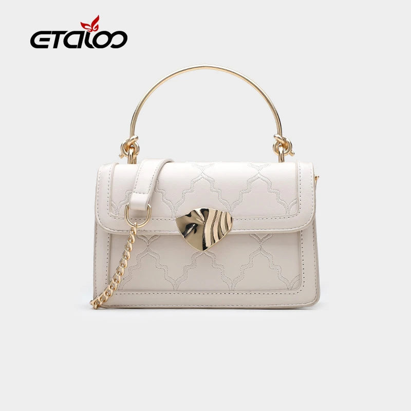 Vintage PU Leather Shoulder Bag for Women Lady's Handbag Crossbody Bags