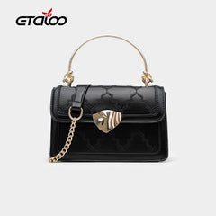 Vintage PU Leather Shoulder Bag for Women Lady's Handbag Crossbody Bags
