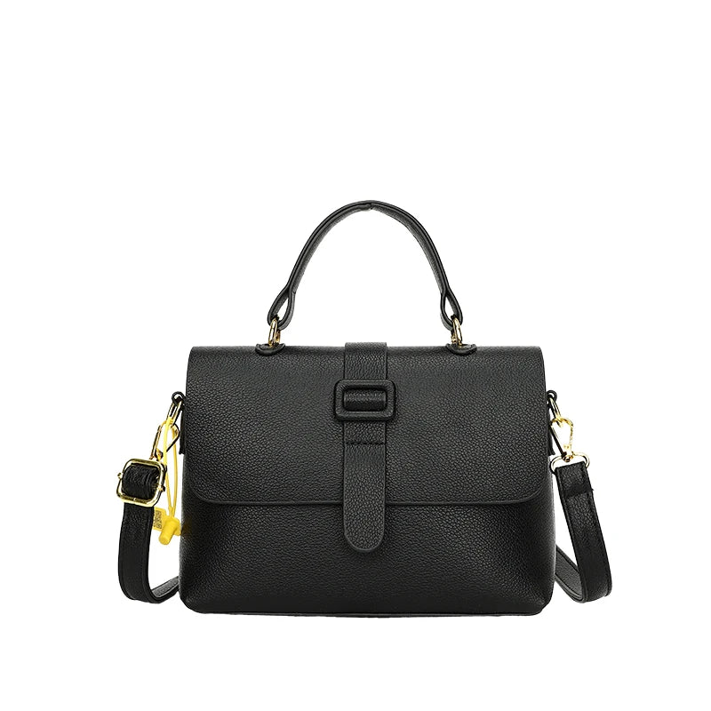 Women Shoulder Bags Shopping Bag PU Leather Solid Chain Handbags