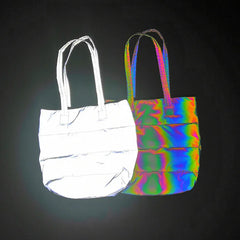 Women's Laser Tote Shoulder Bag Large Shopping Purse