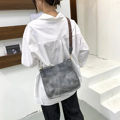 Leopard Print Shoulder Strap Tote Bags Rainbow Purses and Handbags