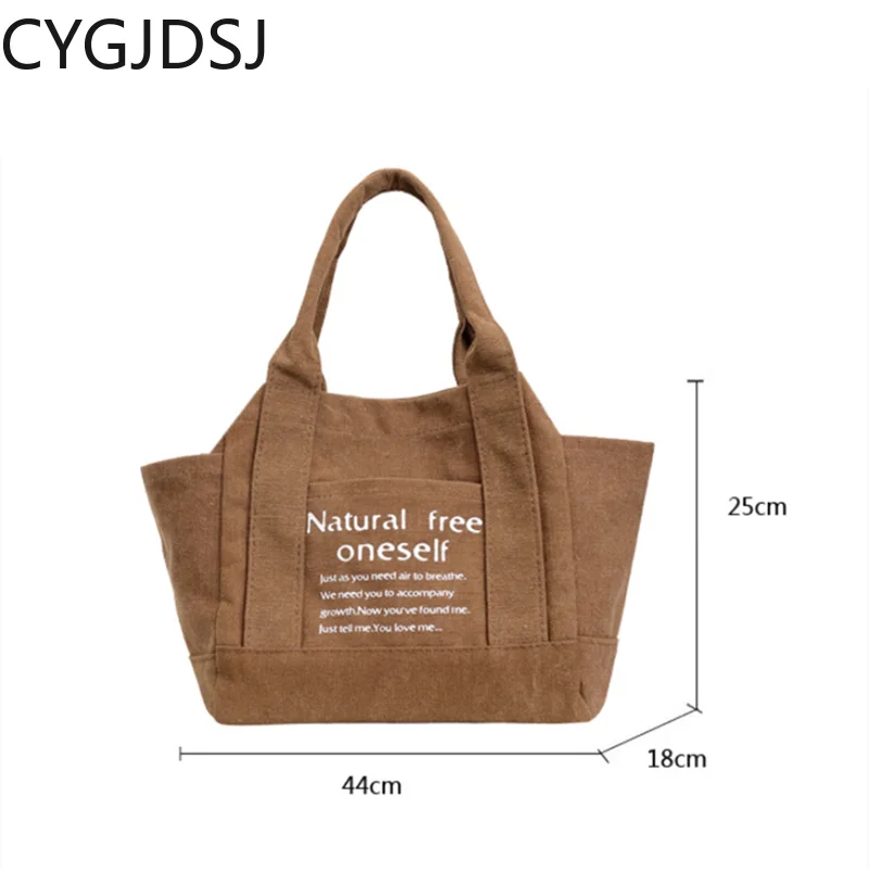 Canvas Tote Bag Women Handbag Shoulder Bag