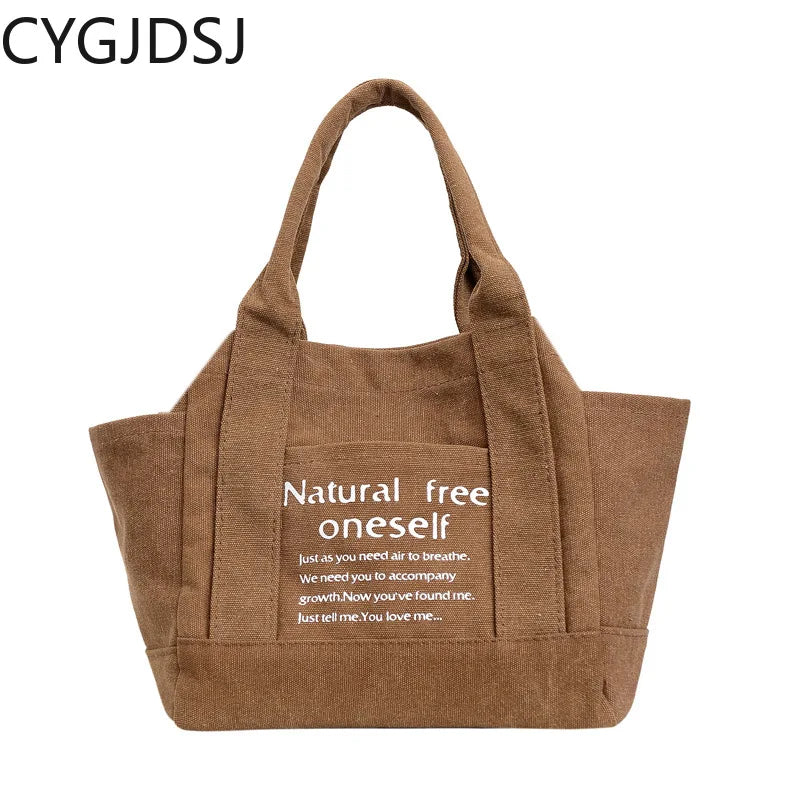 Canvas Tote Bag Women Handbag Shoulder Bag