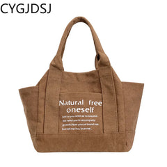 Canvas Tote Bag Women Handbag Shoulder Bag