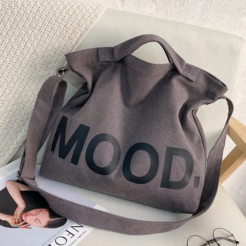 Canvas Crossbody Shoulder Bag for Women