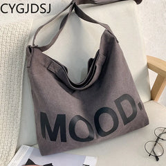 Canvas Crossbody Shoulder Bag for Women