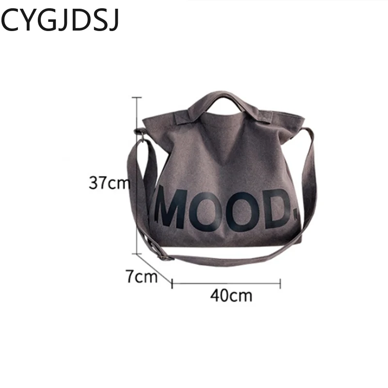 Canvas Crossbody Shoulder Bag for Women