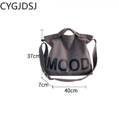 Canvas Crossbody Shoulder Bag for Women