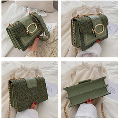 Women's Imitation Brands Chain Flap Small Square Bag