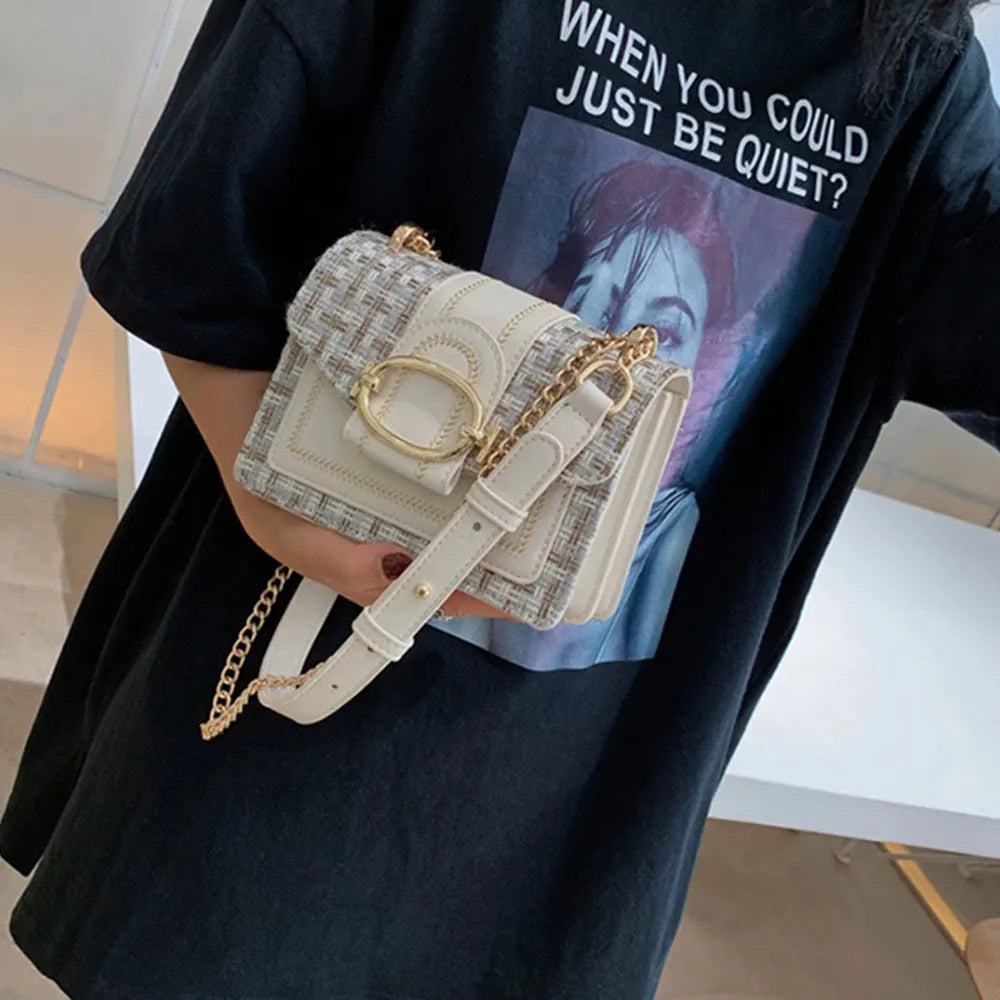 Women's Imitation Brands Chain Flap Small Square Bag