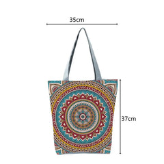 Bohemia Ethnic Print Large Capacity Shoulder Bag