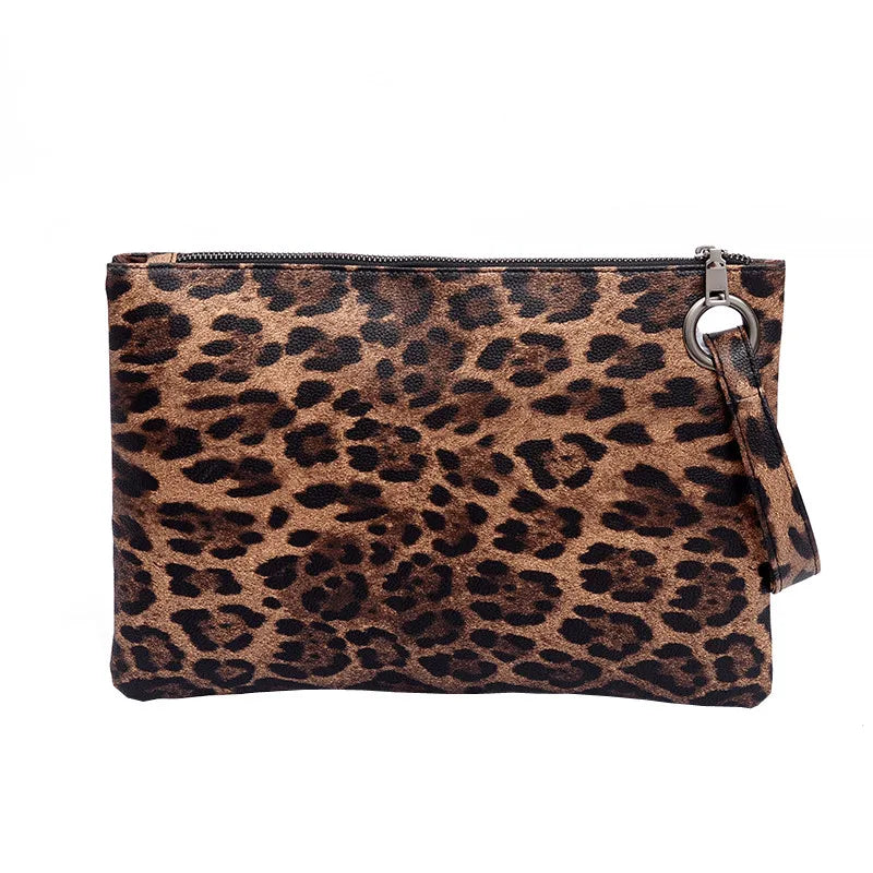 Retro Leopard Crossbody Bag for Women