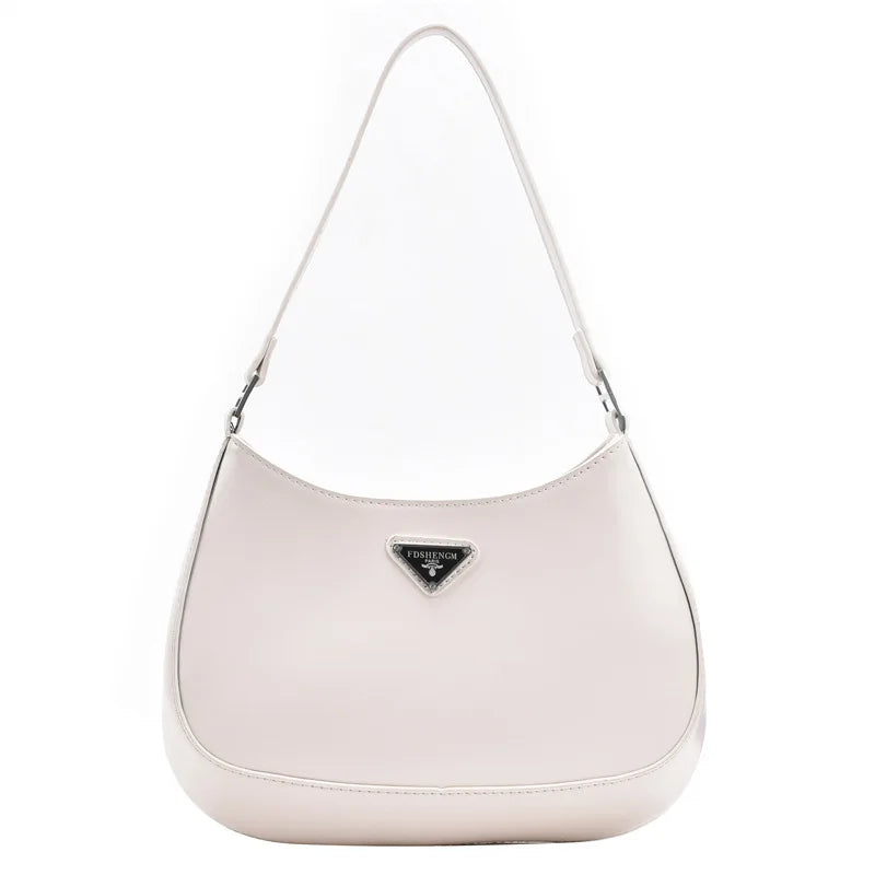 Retro PU Leather Shoulder Tote Bag Women's Clutch