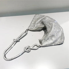 Rhinestones Evening Clutch Bag Crystal Diamonds Dinner Party Wedding Purses