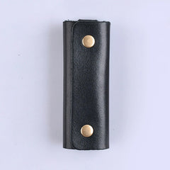 Vegetable Tanning Leather Key Holder Wallets Small Car Keys Case