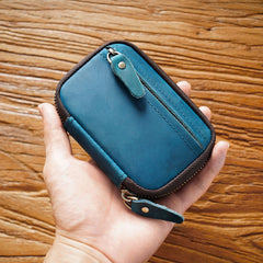 Crazy Horse Leather Multi-function Key Bag Large Capacity Storage Bag
