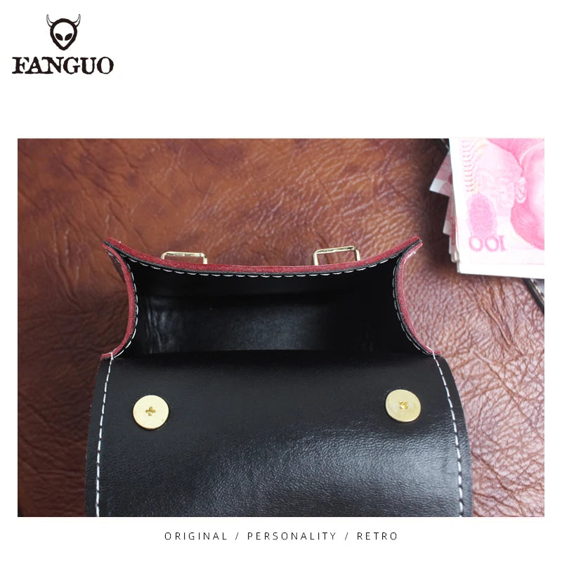 Leather Card Wallet Mini Shoulder Bag Crossbody Coin Purse