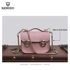 Leather Card Wallet Mini Shoulder Bag Crossbody Coin Purse