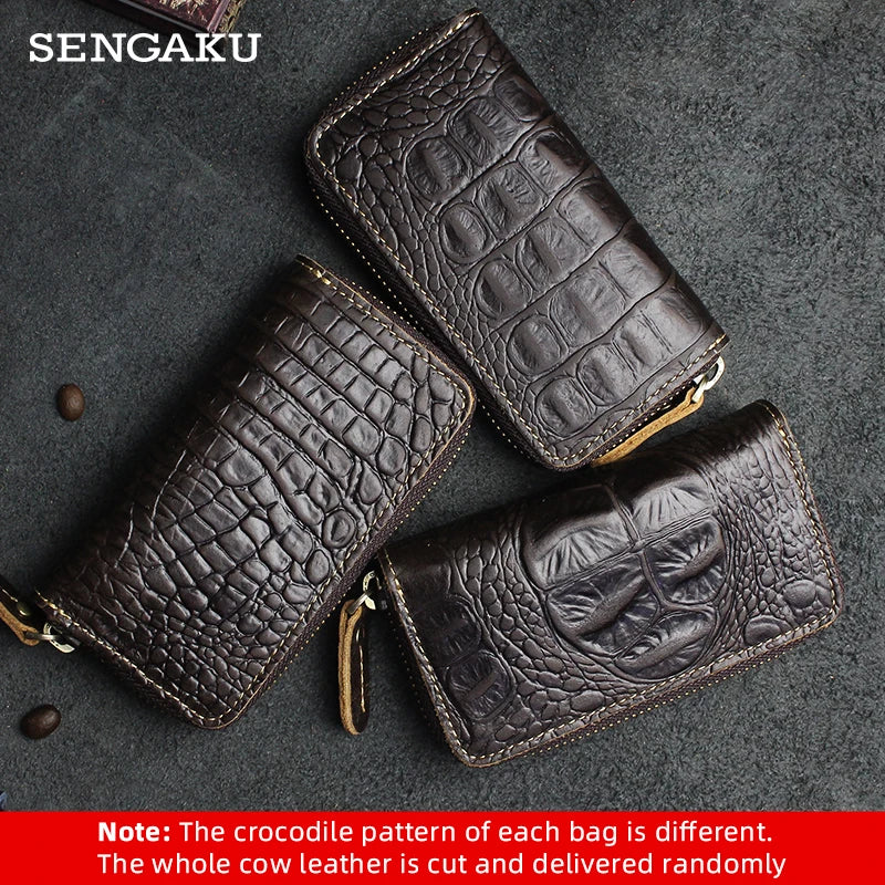 Leather Smart Key Wallet Cowhide Housekeeper Key Pocket – CRAZE