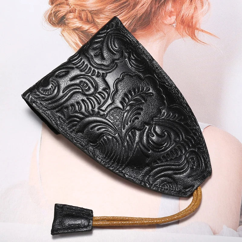Leather Key Holder Retro Home Key Pack Multi-function Car Key Case