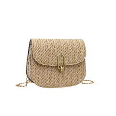 Summer Rattan Straw Shoulder Bag for Women