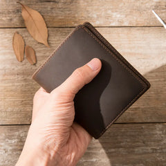 Men's Crazy Horse Leather Wallet